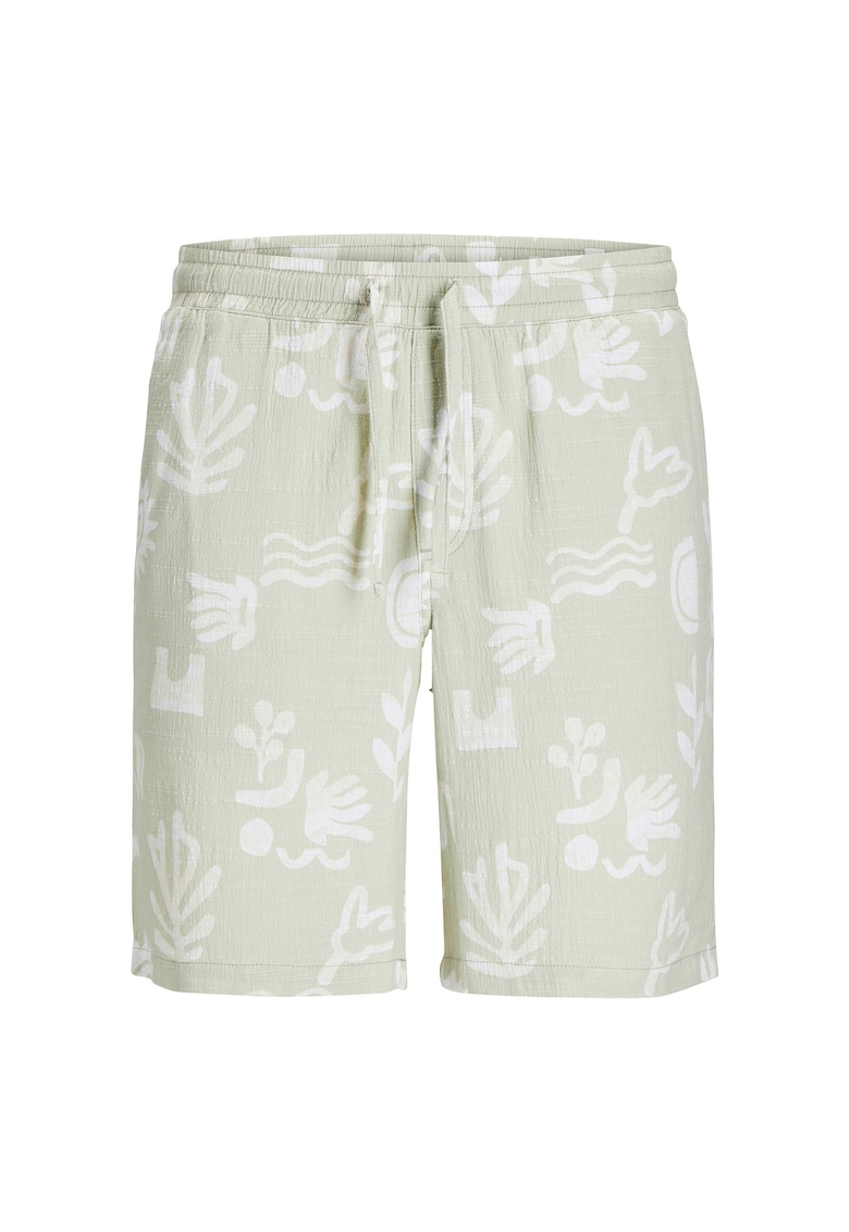 Pantaloni scurti baieti Jack Jones Junior - 12277599 - Bumbac - Verde