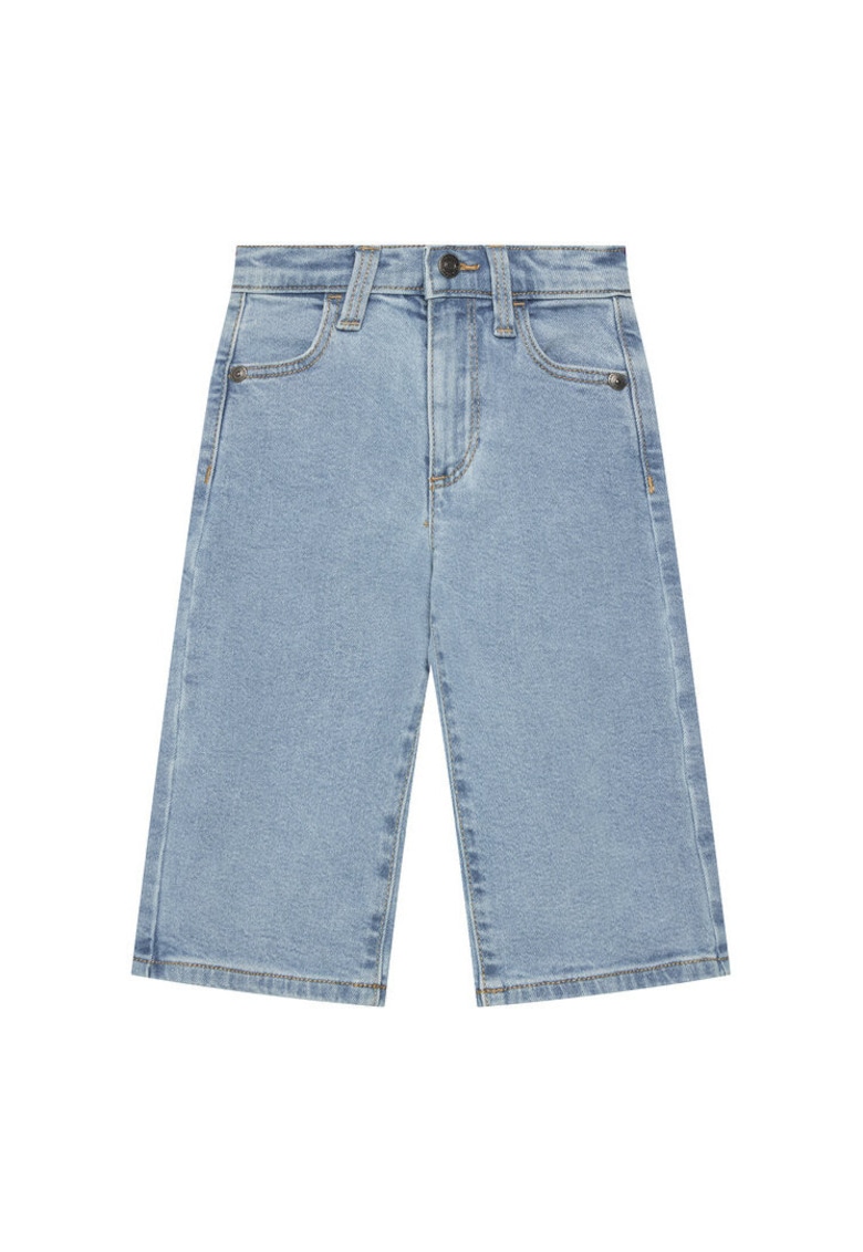 Pantaloni fete 45ONGE02K - Bumbac - Albastru - Albastru