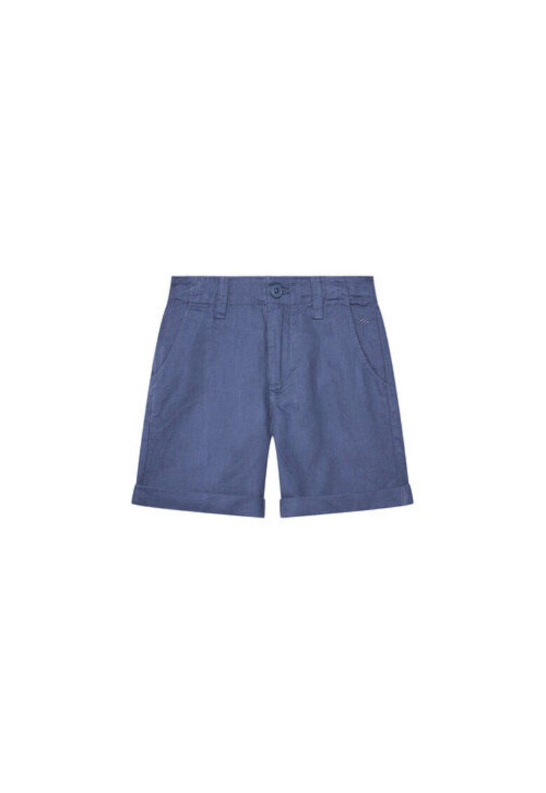 Pantaloni scurti baieti 43WBC901E - In/Bumbac - Albastru - Albastru