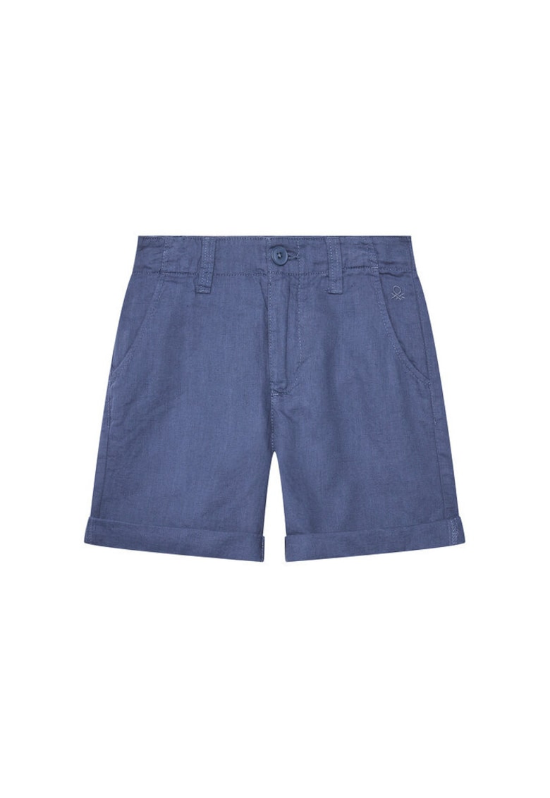 Pantaloni scurti baieti 43WBC901E - In/Bumbac - Albastru - Albastru