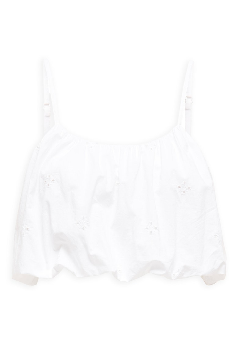 Top dama 15342566 - Bumbac organic/Bumbac - Alb - Alb