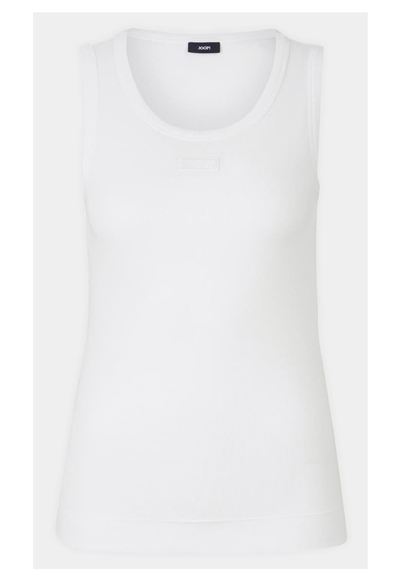 Top dama 30040191 10017040 - Bumbac/Elastan - Alb - Alb