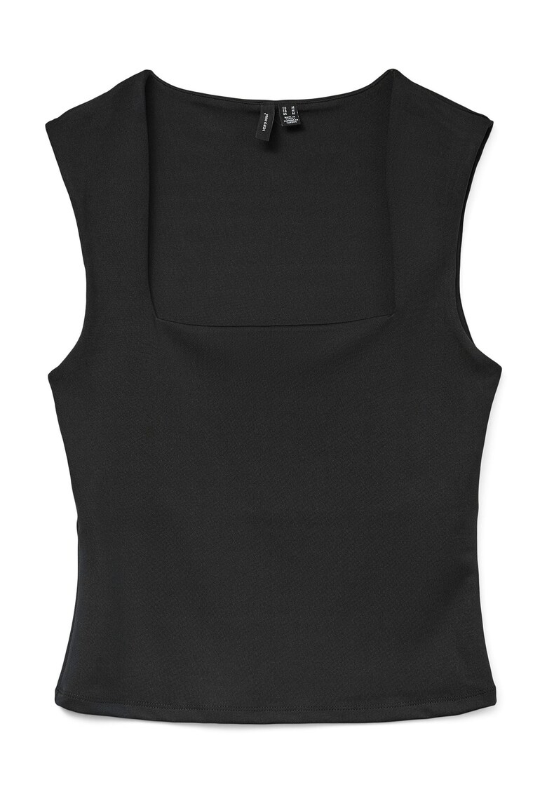 Top dama  10312751 - Poliester/Elastan - Negru