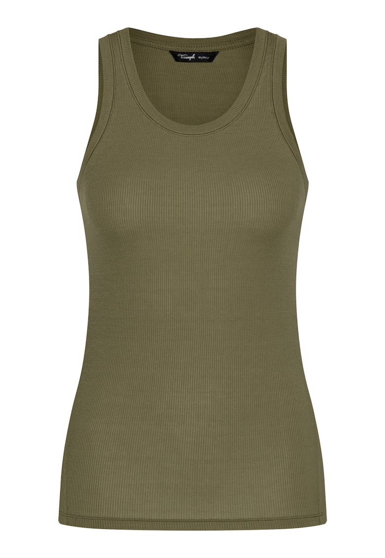 Top dama 10221176 - Lyocell/Elastan - Verde - Verde