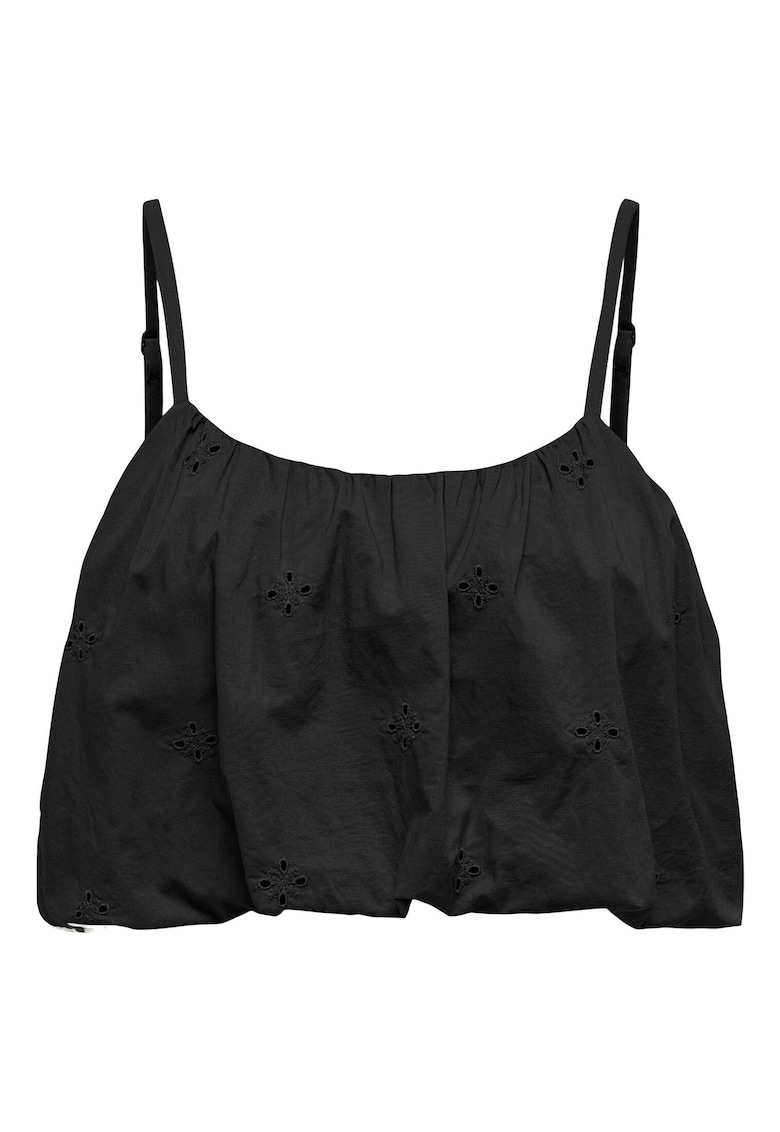 Top dama 15342566 - Bumbac organic/Bumbac - Negru - Negru