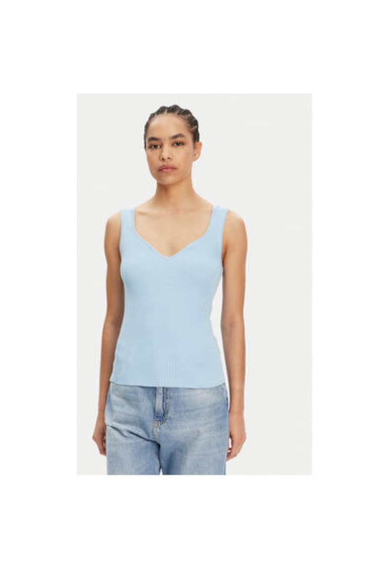 Top dama 10326450 - Viscoza/Poliester - Albastru deschis - Albastru deschis