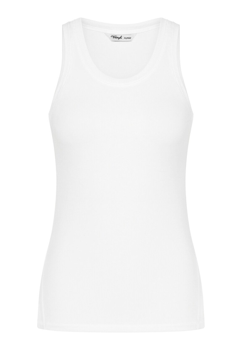 Top dama 10221176 - Lyocell/Elastan - Ecru - Ecru