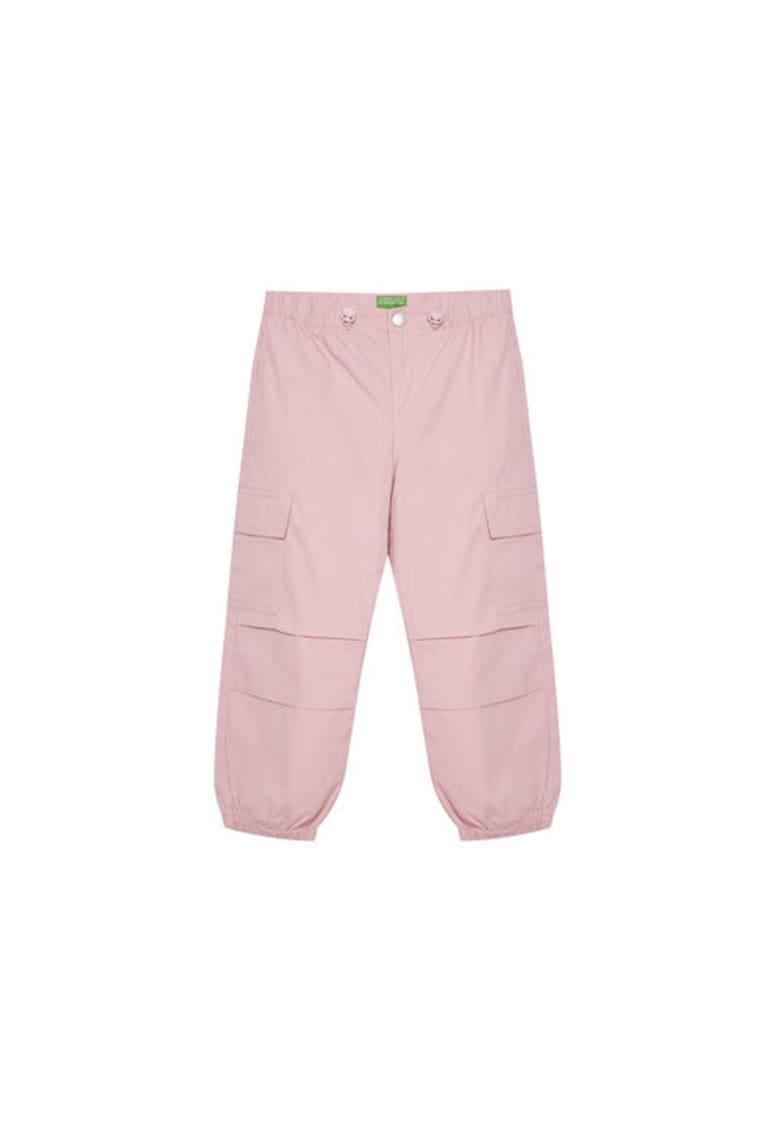 Pantaloni fete 4L2VCF046 - Bumbac - Roz