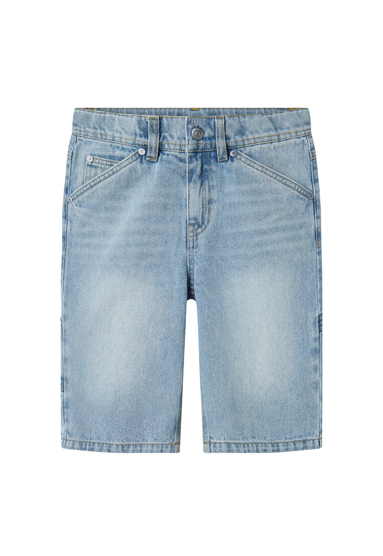 Pantaloni scurti din denim baieti 13240442 - Bumbac - Albastru - Albastru