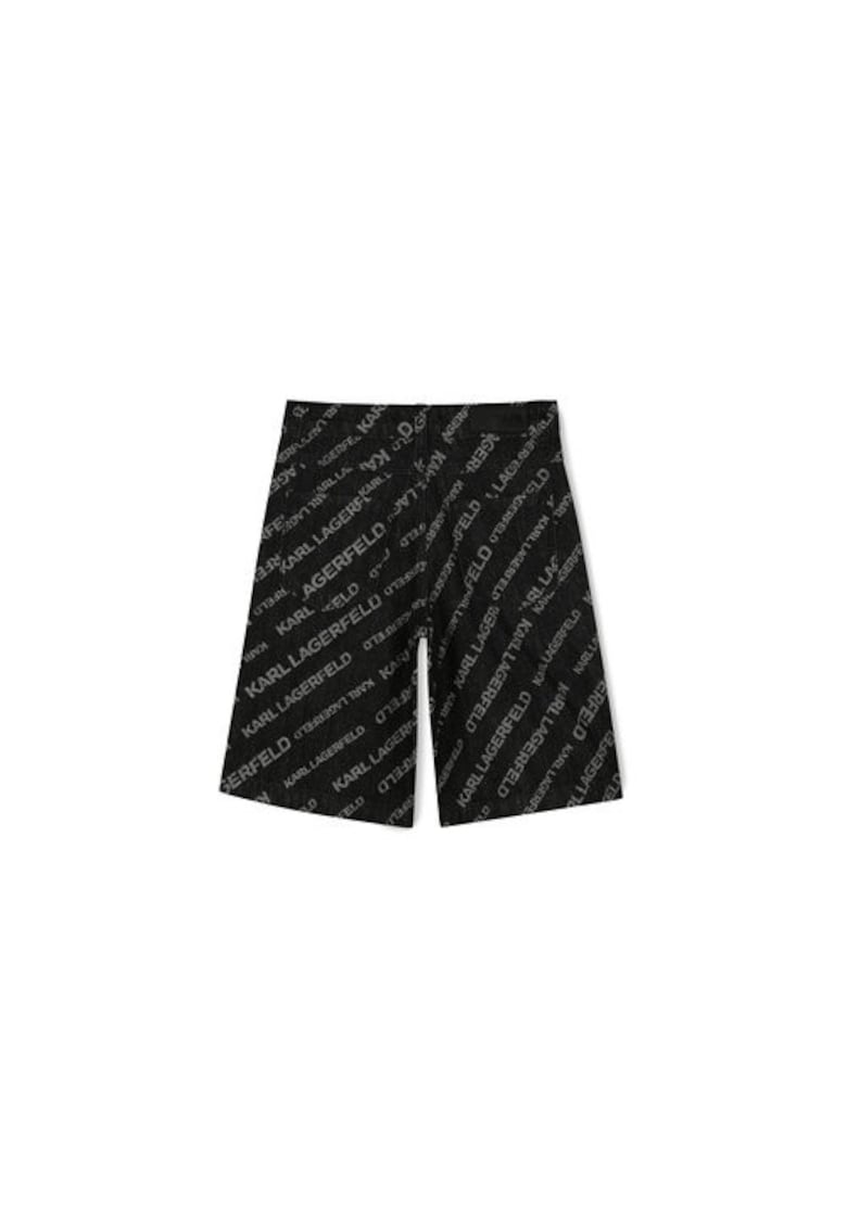 Pantaloni scurti din denim baieti  Z30415 Z20 - Bumbac - Negru