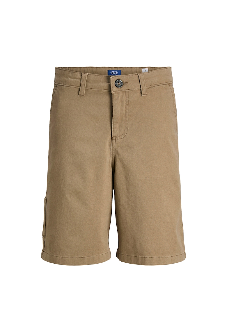 Pantaloni scurti baieti Jack Jones Junior - 12268938 - Bumbac - Maro