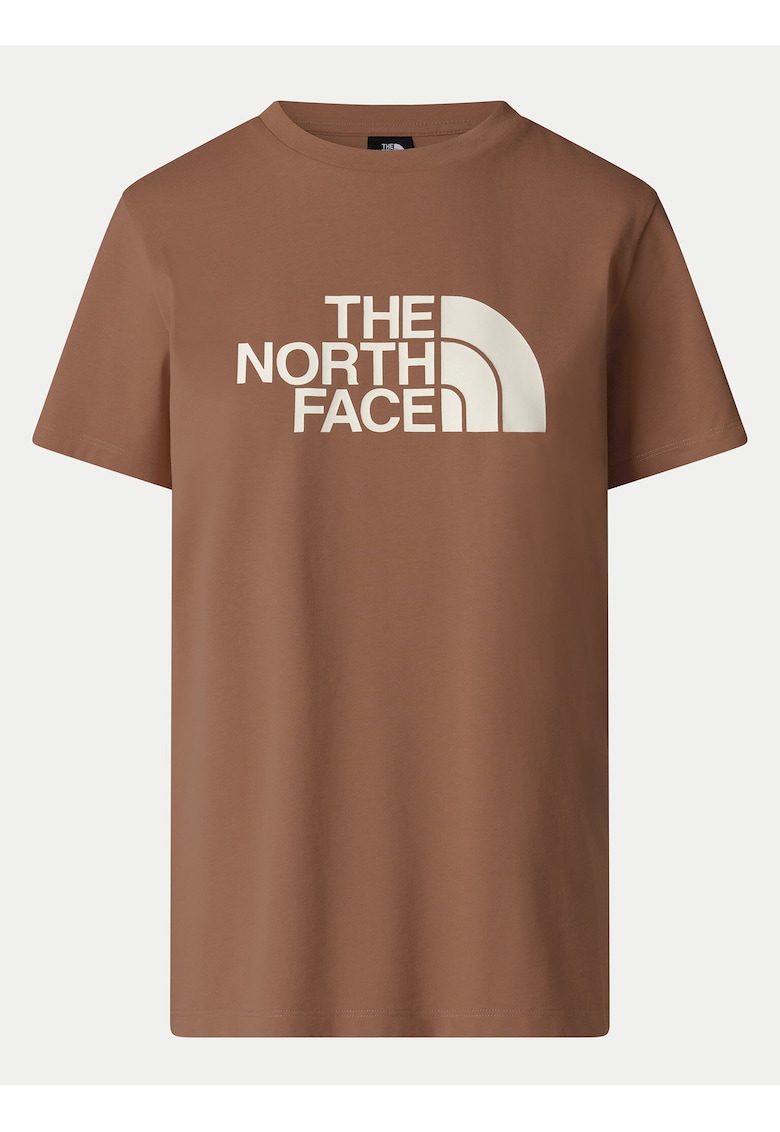 Tricou dama NF0A8A6GAIA1 - Bumbac/Poliester reciclat - Maro - Maro
