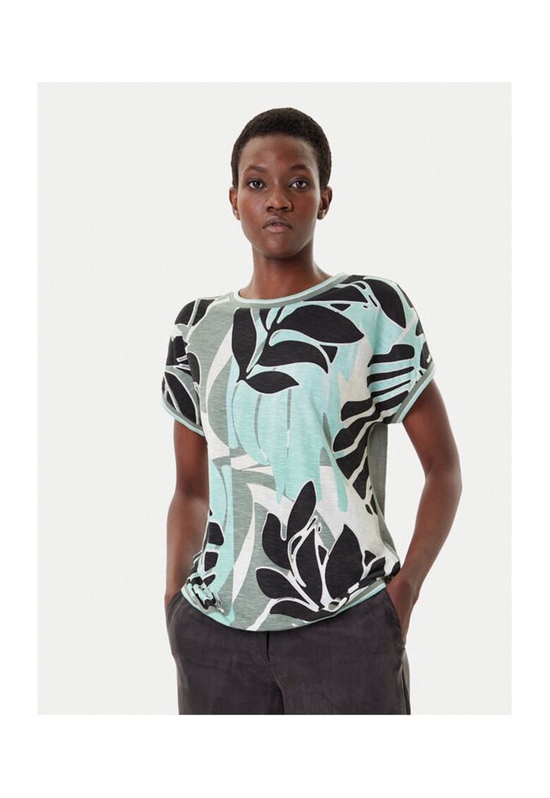 Tricou dama 11105067 - Bumbac - Verde - Verde