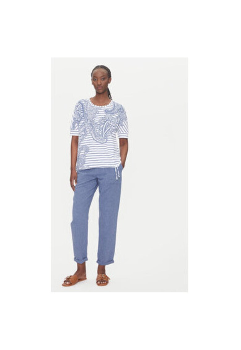 Tricou dama 11105121 - Bumbac/Elastan - Albastru - Albastru