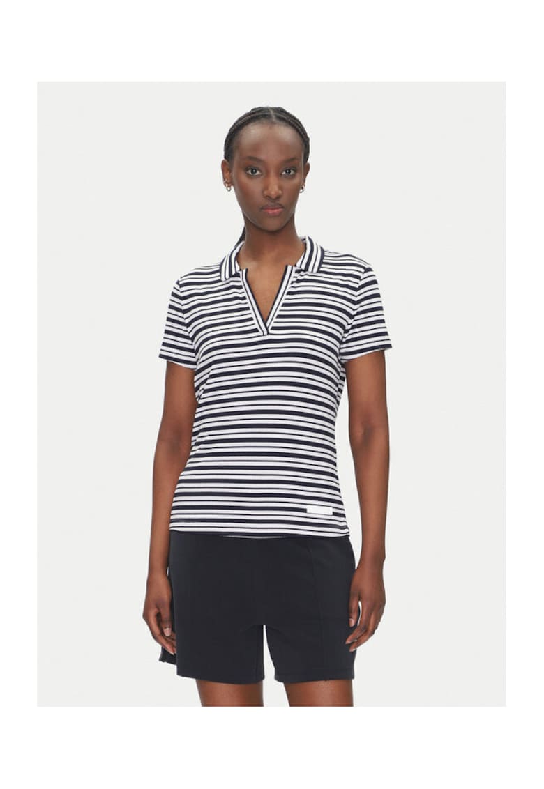 Tricou Polo dama Emporio Armani - 7W000490 AF12654 - Viscoza/Elastan - 99875 - Alb