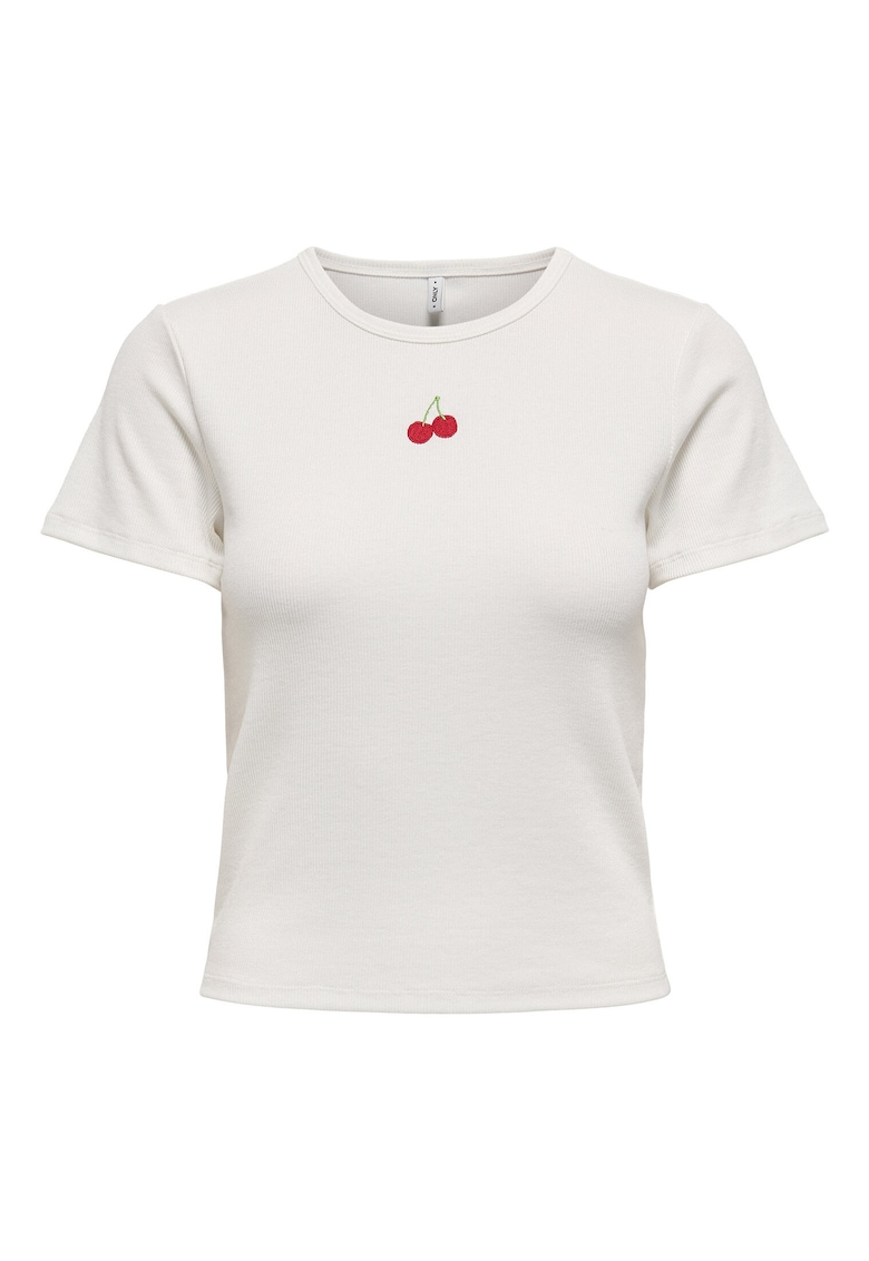 Only Tricou dama 15350554 - Poliester/Viscoza - 46977 - Alb