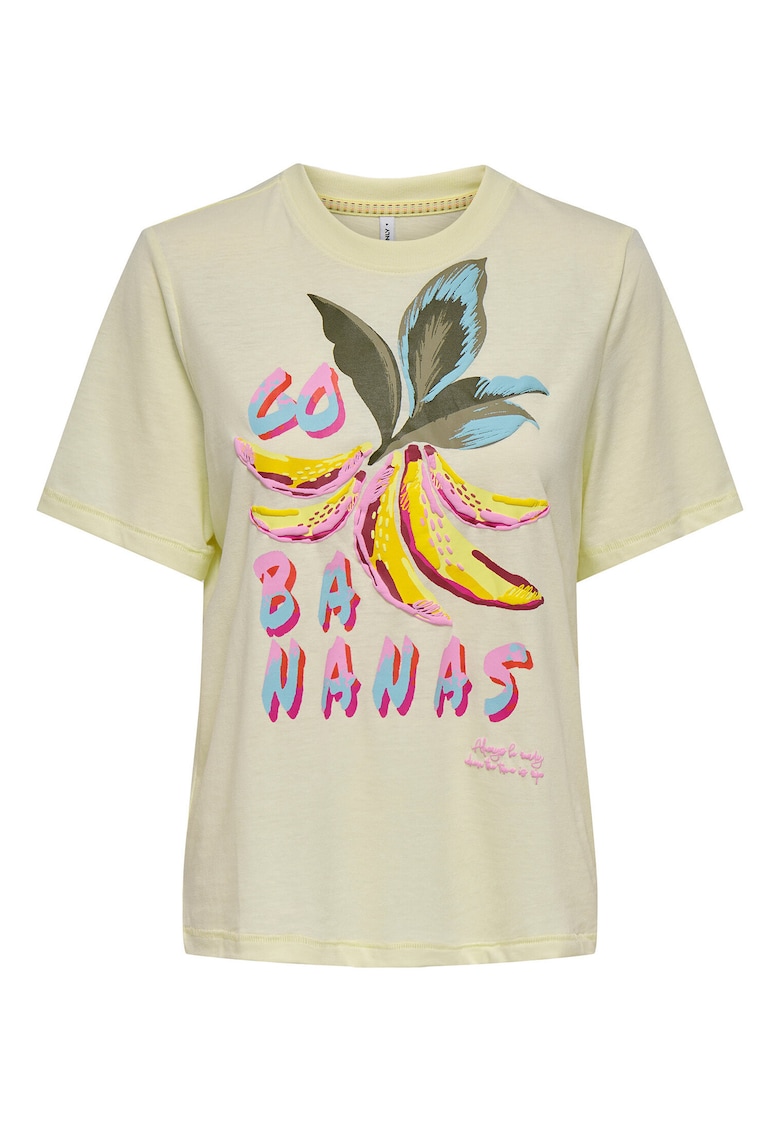 Tricou dama 15320615 - Bumbac/Poliester - Galben