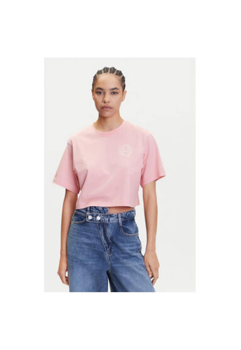 Tricou dama SGZ21801814 - Bumbac - Roz - Roz