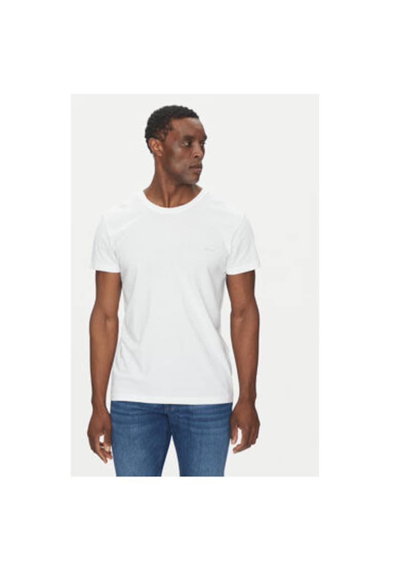 Set 2 tricouri barbati 900012008 - Bumbac - Alb
