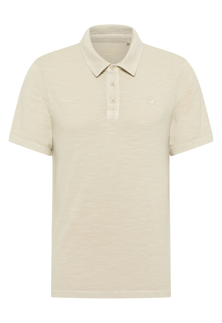 Tricou polo barbati 1016505 - Bumbac - Bej - Bej