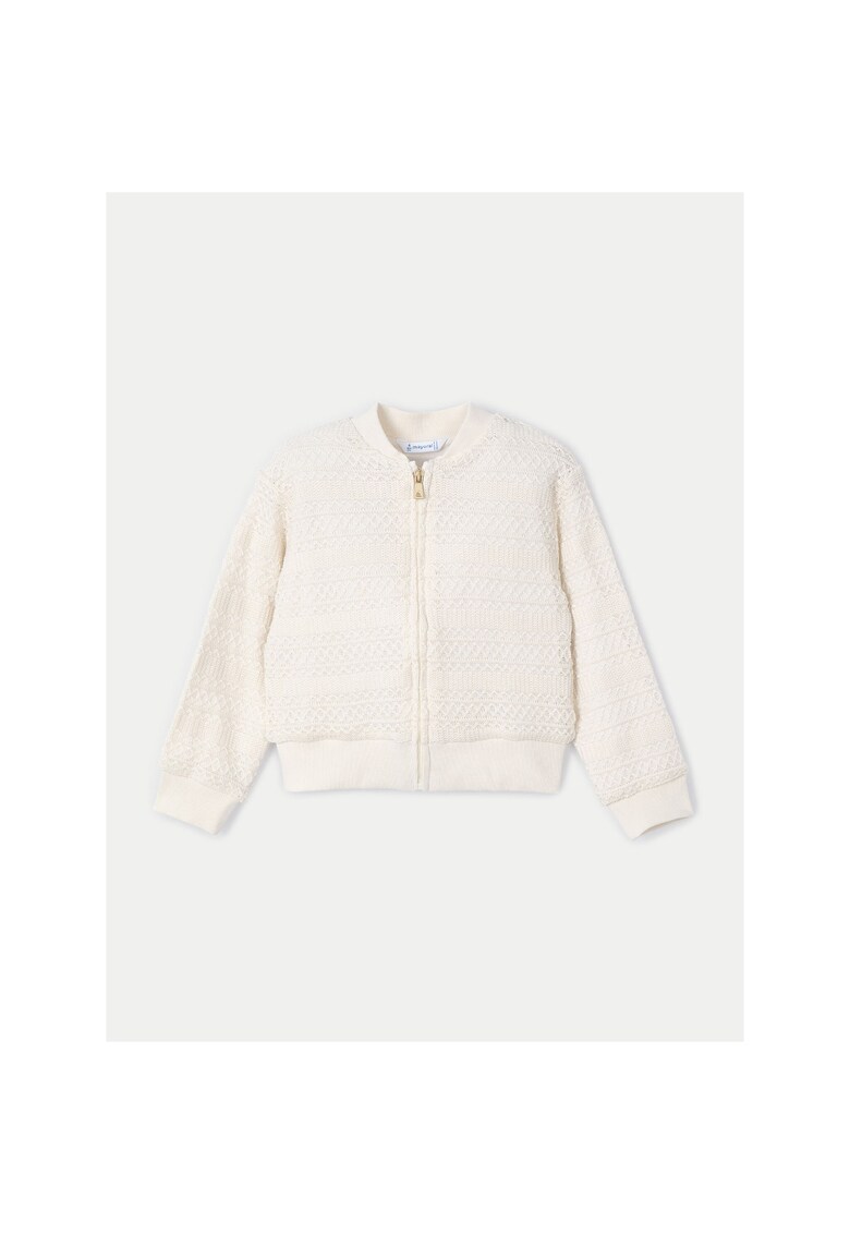 Bluza fete 3409 - Bumbac/Poliester - Bej - Bej