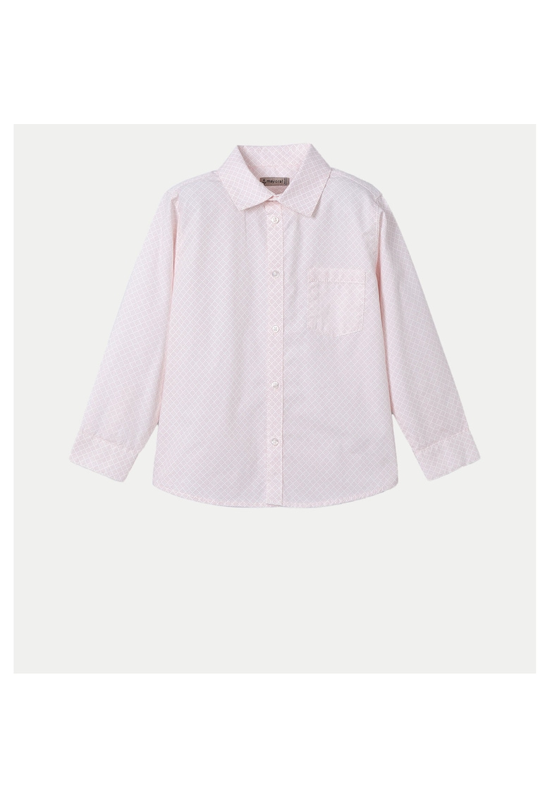 Camasa baieti 3117 - Bumbac - Roz - Roz
