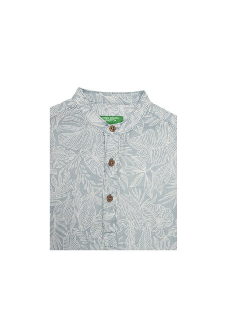 Camasa baieti 5OUGGQ02G - Bumbac - Albastru - Albastru