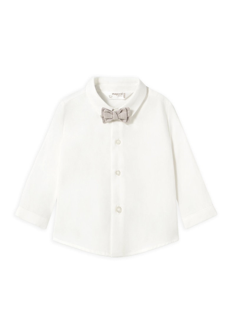 Camasa baieti 1102 - Bumbac - 6-9 - Alb - Alb