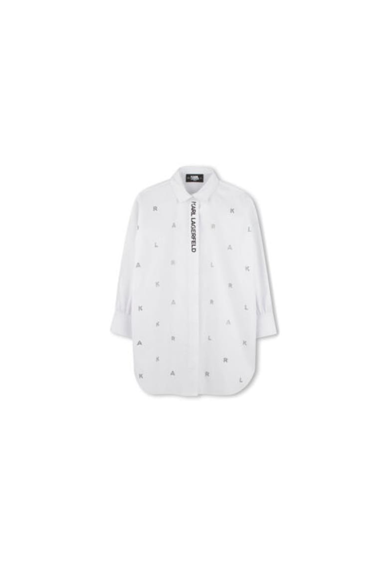 Camasa stil rochie fete Z30463 10 - Bumbac - Alb