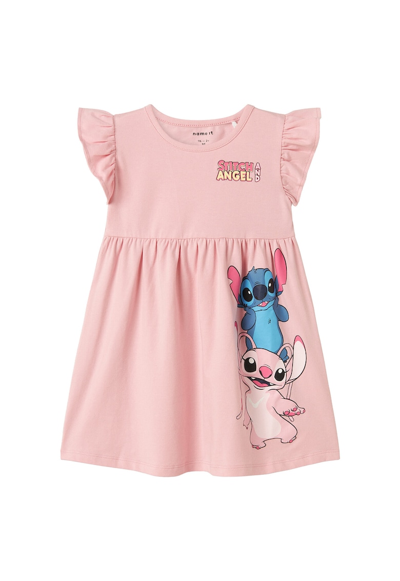 Rochie fete 13242968 - Bumbac/Elastan - Roz - Roz