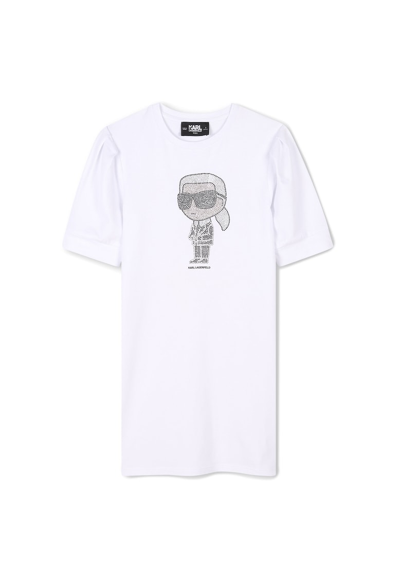 Rochie fete  Z30458 10 - Bumbac organic/Modal - Alb