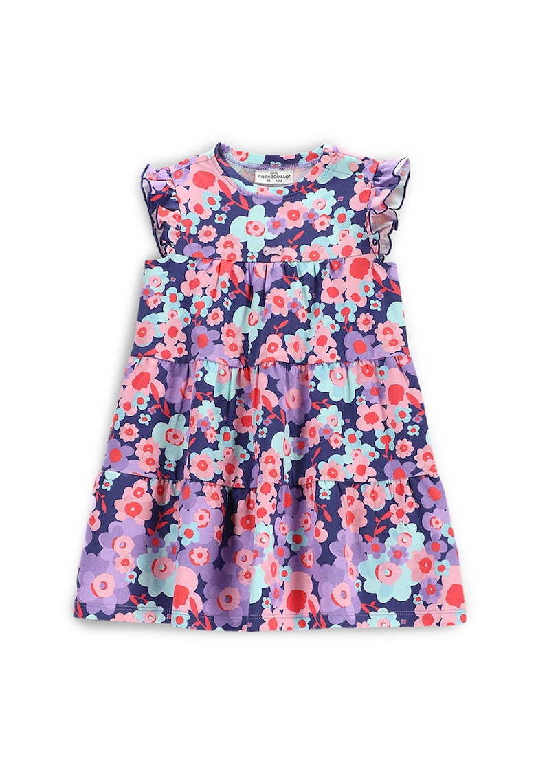 Rochie de vara fete  WC5129201HGN - Bumbac/Elastan - Multicolor