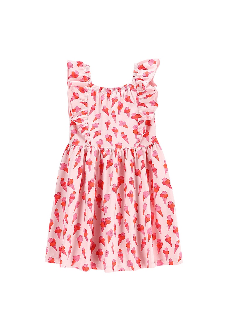 Rochie de vara fete  WC5129301HGK - Bumbac/Elastan -Roz