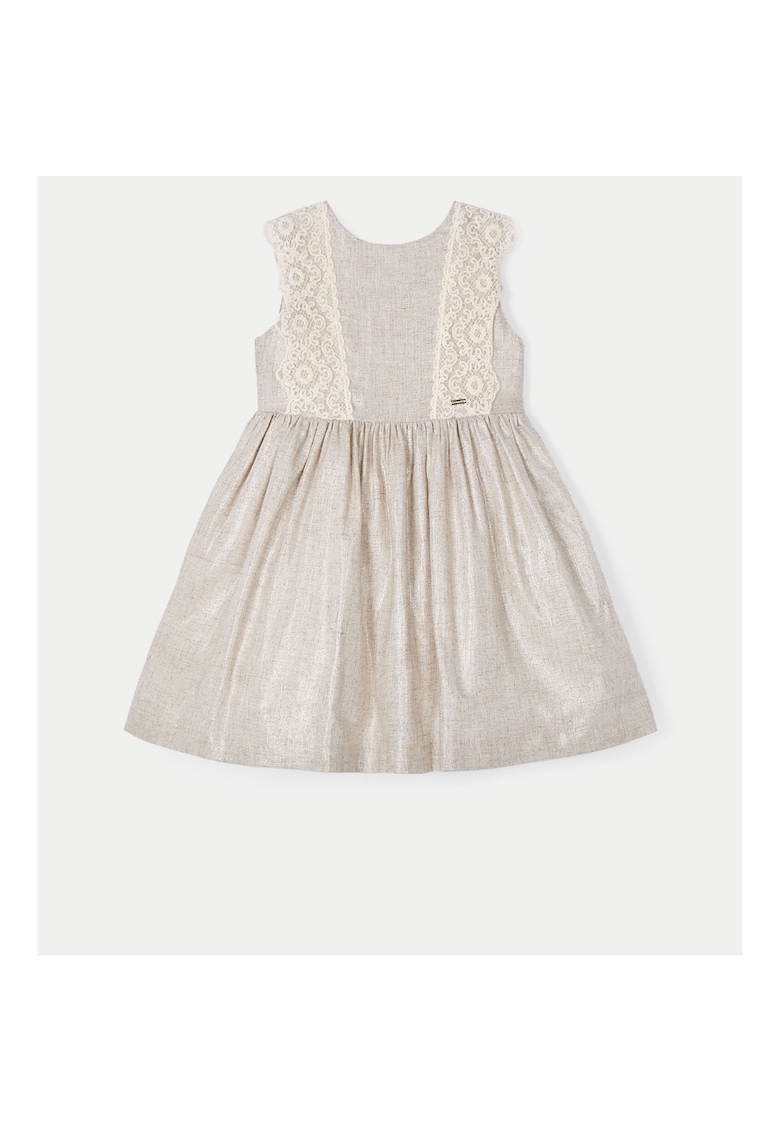 Rochie cu croiala in A si detalii cu dantela