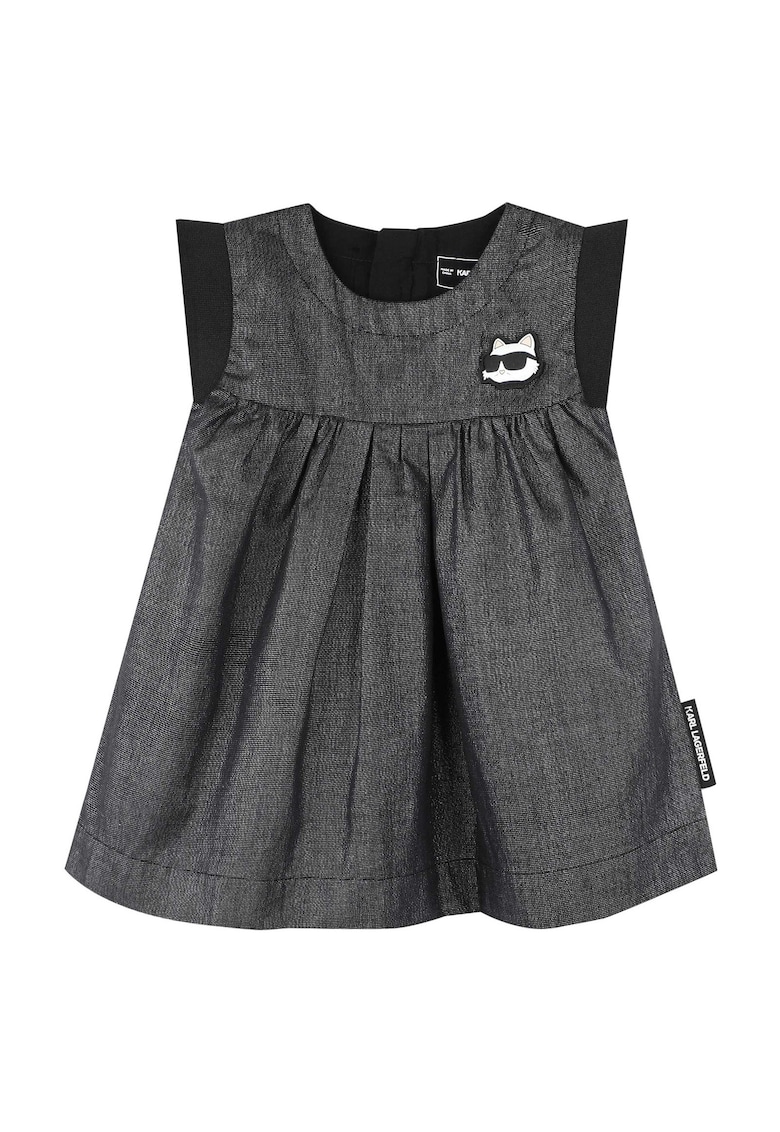 Rochie fete Z30514 Z12 - Bumbac/Poliester - Gri - Gri
