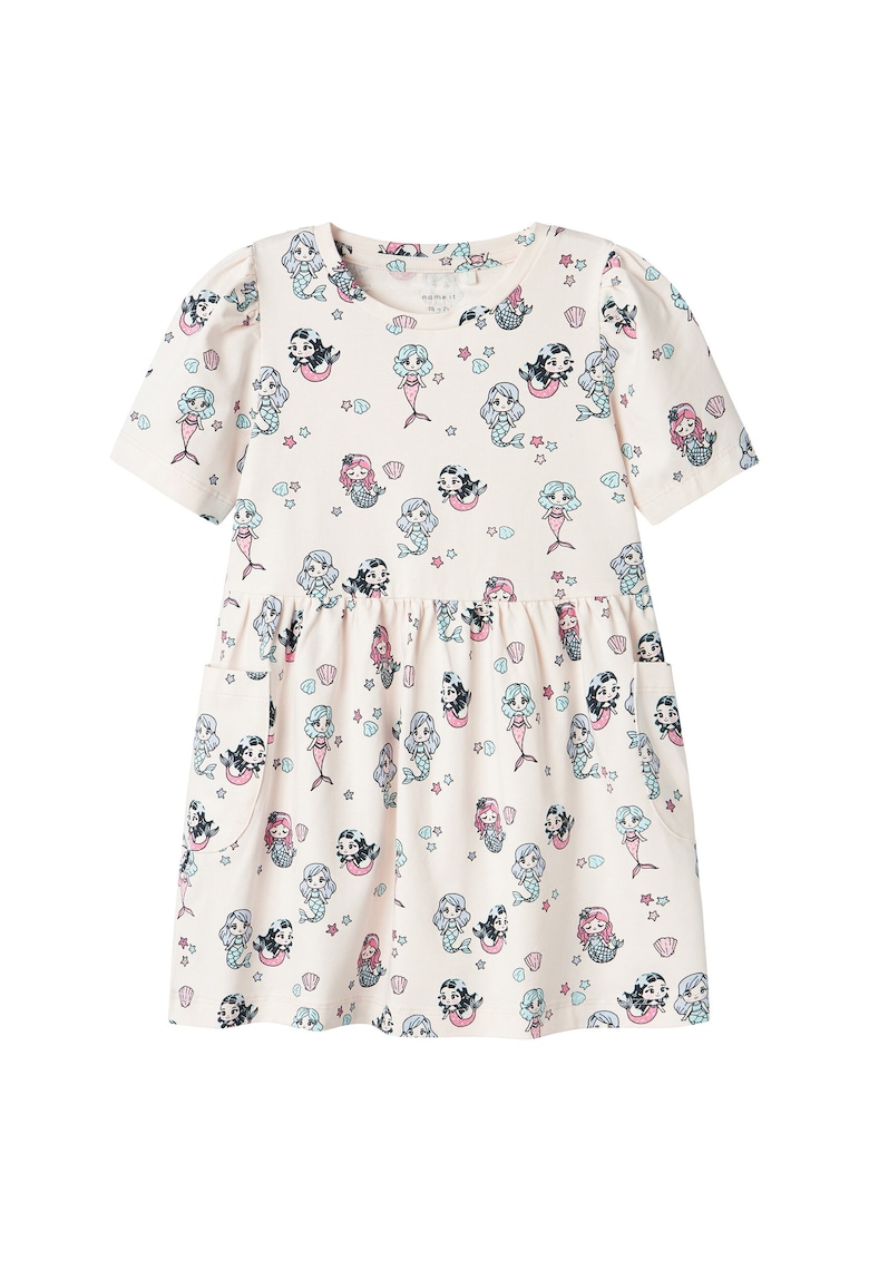 Rochie fete 13238062 - Bumbac/Elastan -Roz - Roz
