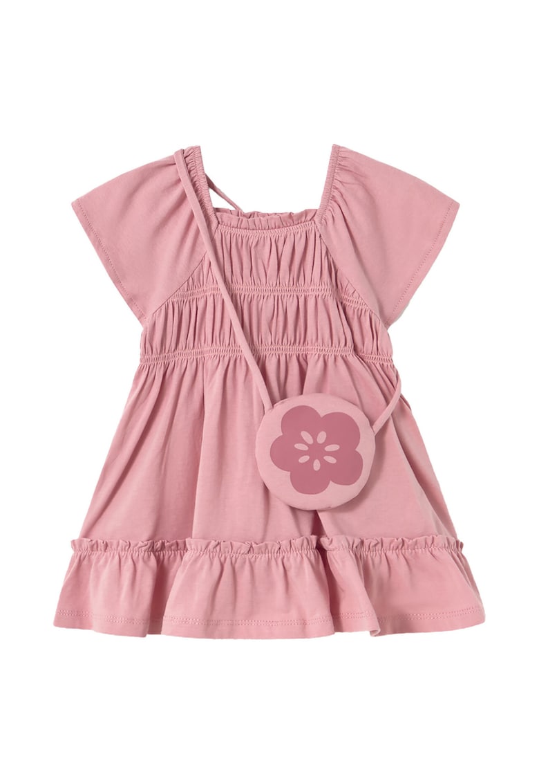 Rochie fete 1920 - Bumbac - 4 ani - Roz