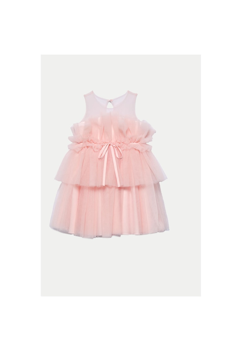 Rochie fete Abel Lula - 5036 - Poliamida/Poliester - Portocaliu - Portocaliu