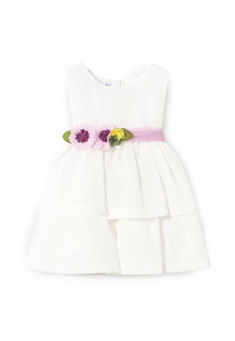 Rochie fete 1911 - Bumbac/Poliester - 4 ani - Alb