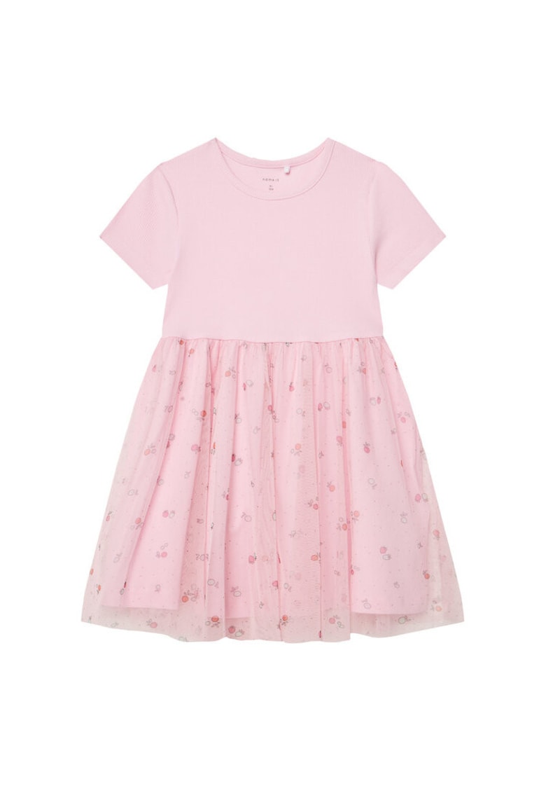 Rochie cu aspect 2 in 1 - Roz