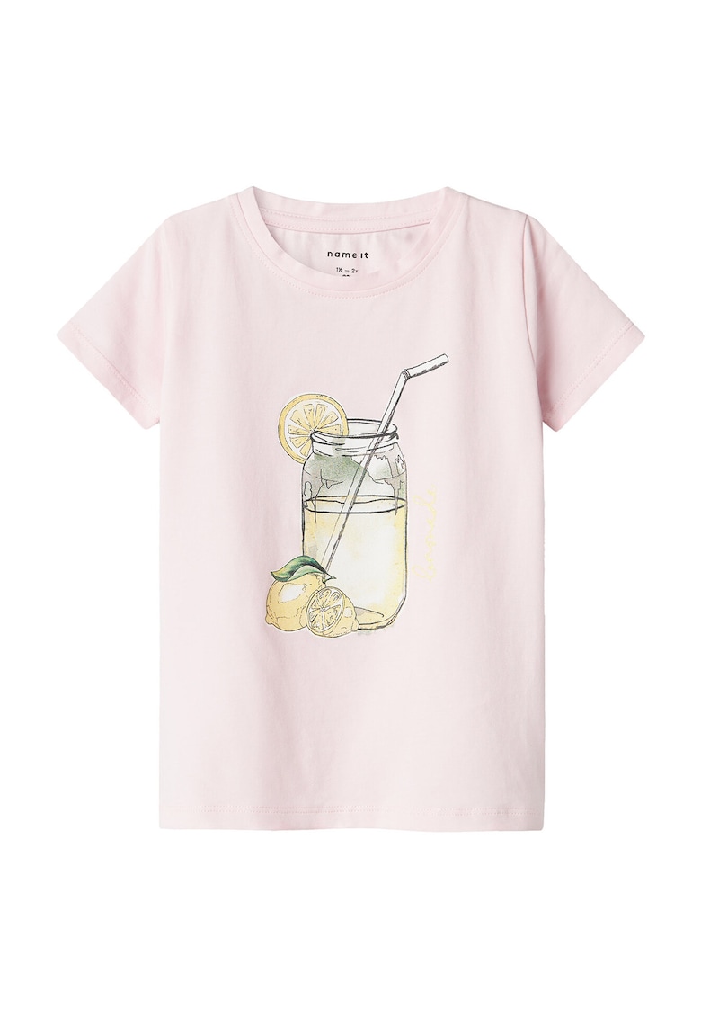 Tricou fete 13241048 - Bumbac organic - Roz - Roz