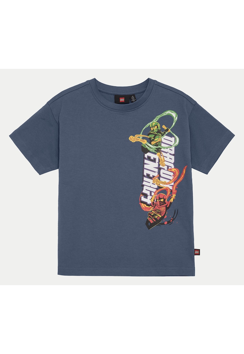 Tricou baieti 12011428 - Bumbac organic - Bleumarin - Bleumarin