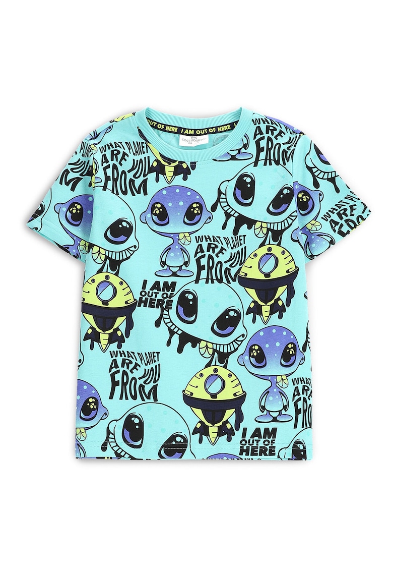 Tricou baieti WC5143201CBK - Bumbac - Turcoaz - Turcoaz