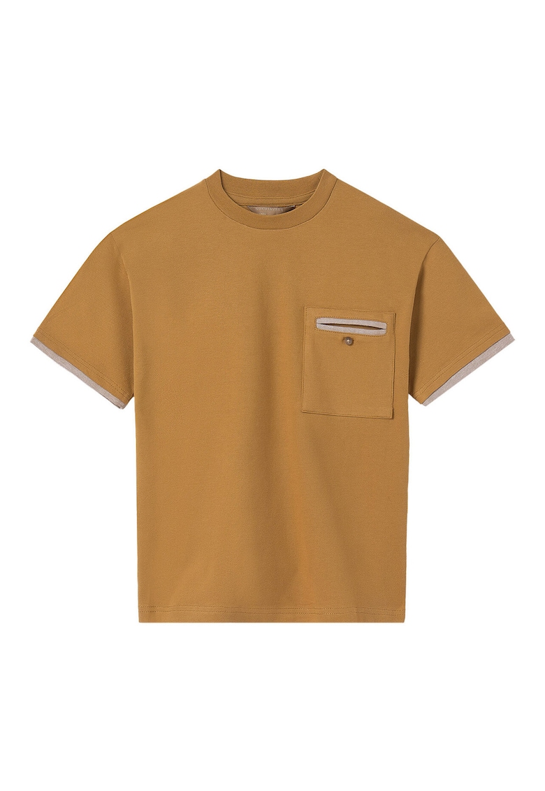 Tricou baieti 6004 - Bumbac/Elastan - Maro - Maro