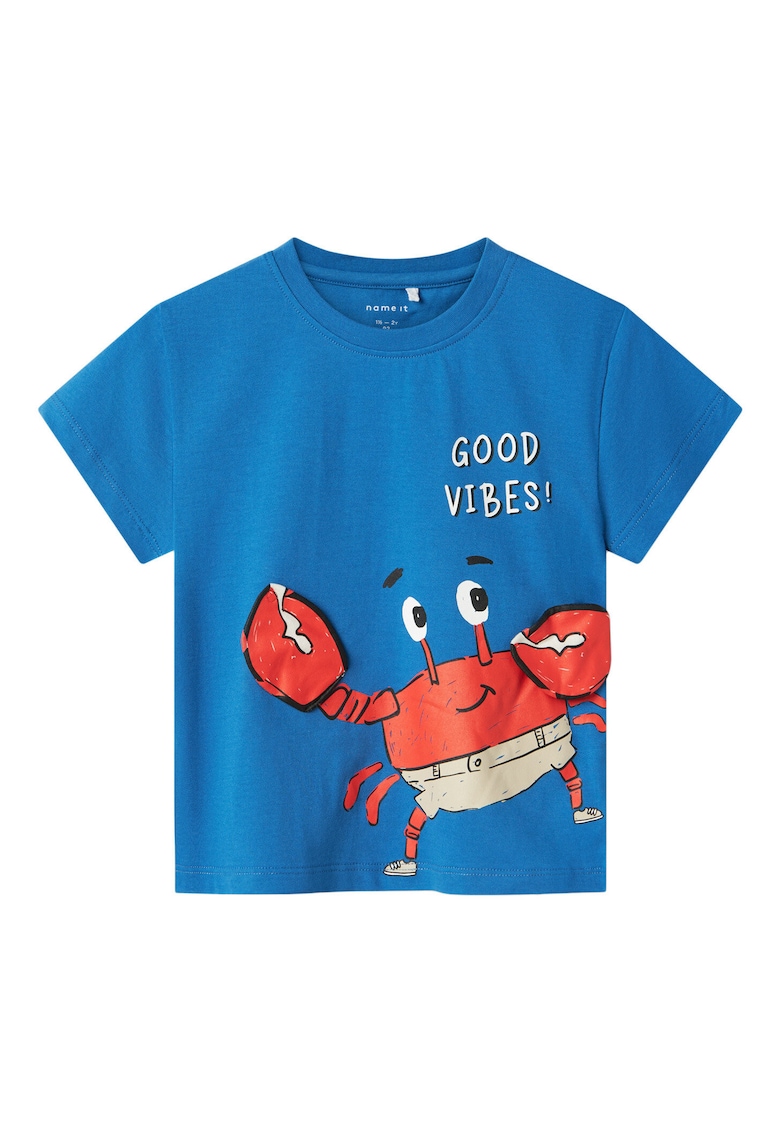 Tricou baieti 13241295 - Bumbac organic/Bumbac - Albastru - Albastru