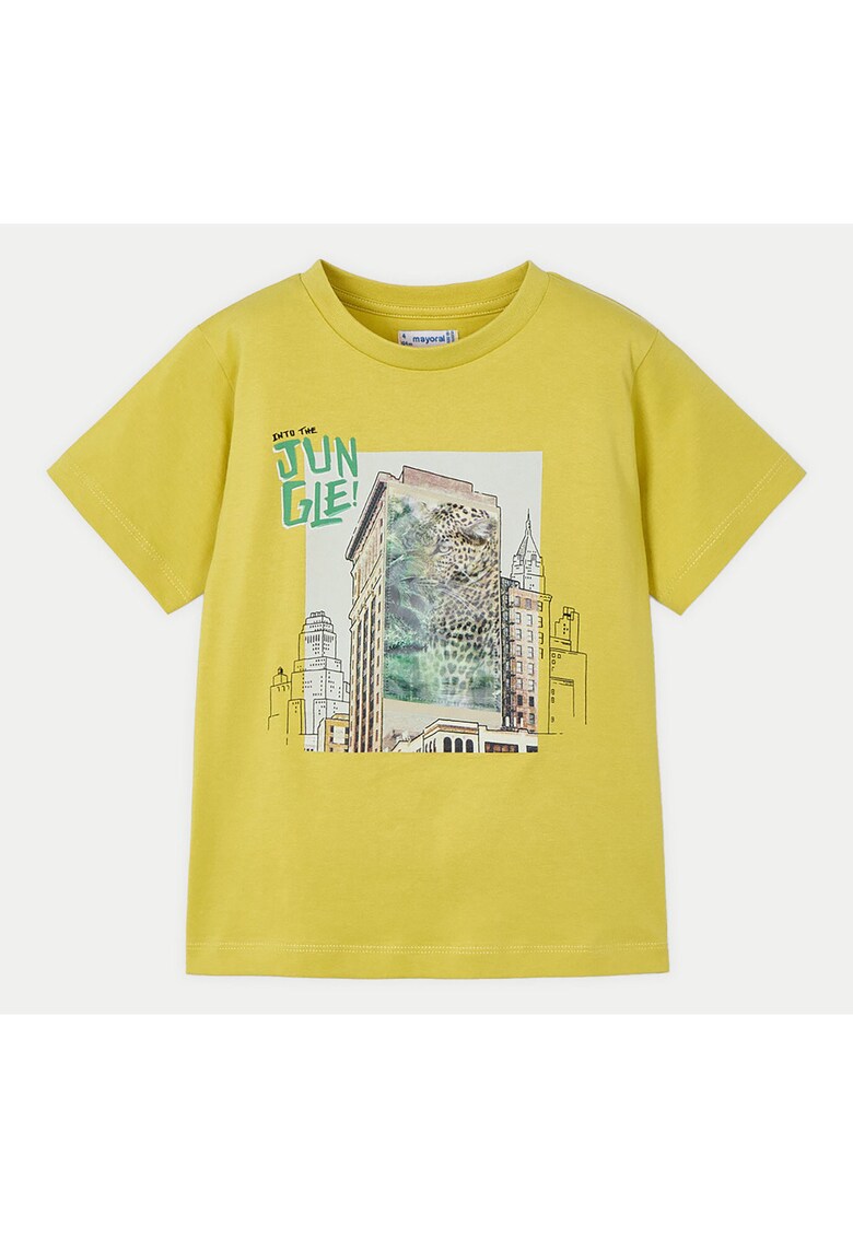 Tricou baieti 3043 - Bumbac - Galben - Galben
