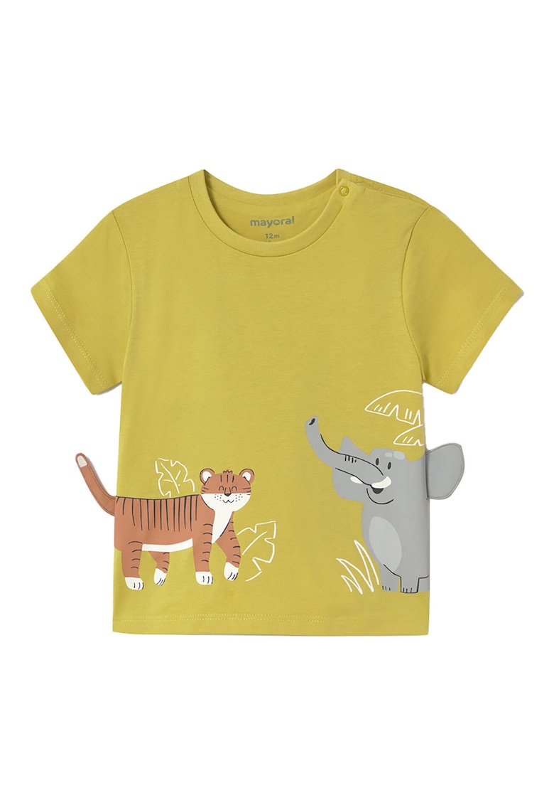 Tricou baieti 1061 - Bumbac - Galben - Galben
