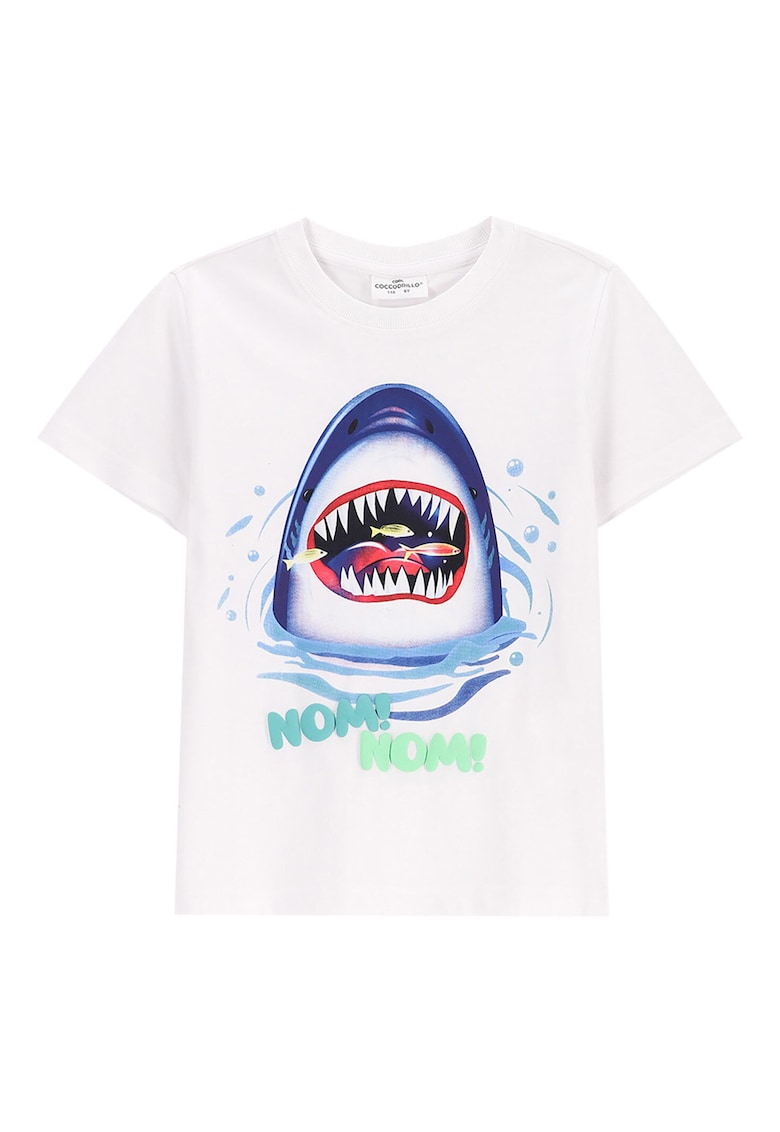 Tricou baieti WC5143201IBK - Bumbac - Alb - Alb