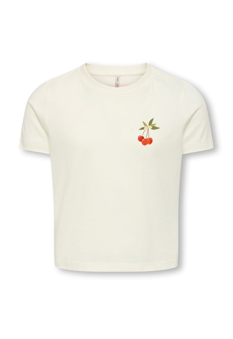 Tricou fete 15354276 - Bumbac organic - Alb - Alb