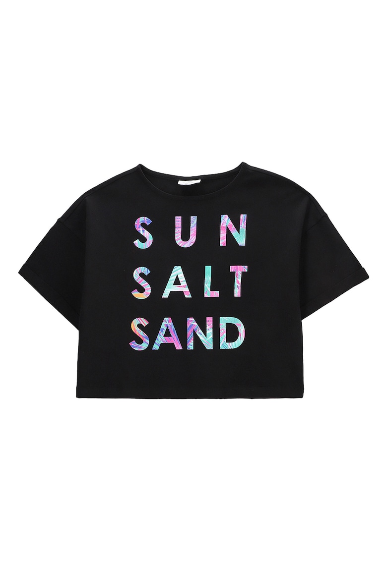 Tricou fete WC5143207IGJ - Bumbac/Elastan - Negru Tricou fete WC5143207IGJ - Bumbac/Elastan - Negru